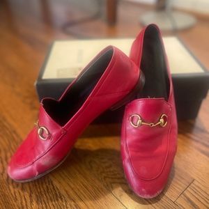 Gucci loafers women 39,5  Hibiscus red